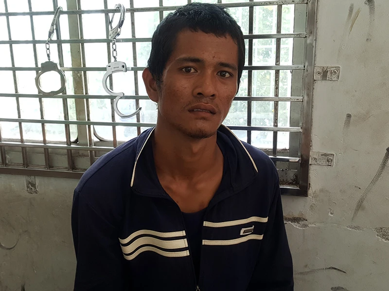 Hải có biểu hiện phê ma túy tại cơ quan công an